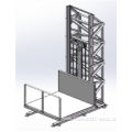 Hydraulic elevator materials handling